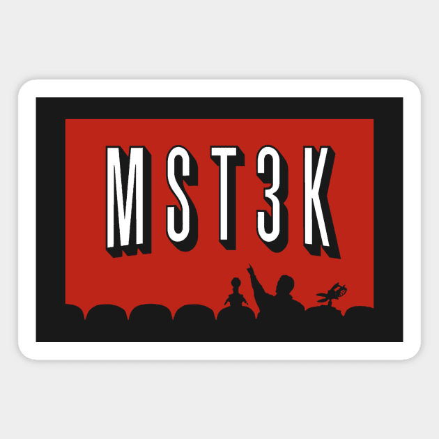 MST3K on Netflix Logo Magnet by cedownes.design